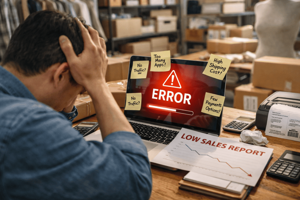 Shopifyでよくある失敗パターンと対策