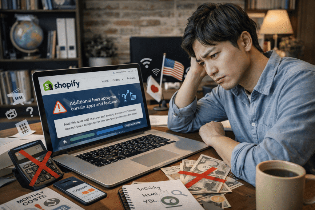 Shopifyのデメリット・注意点